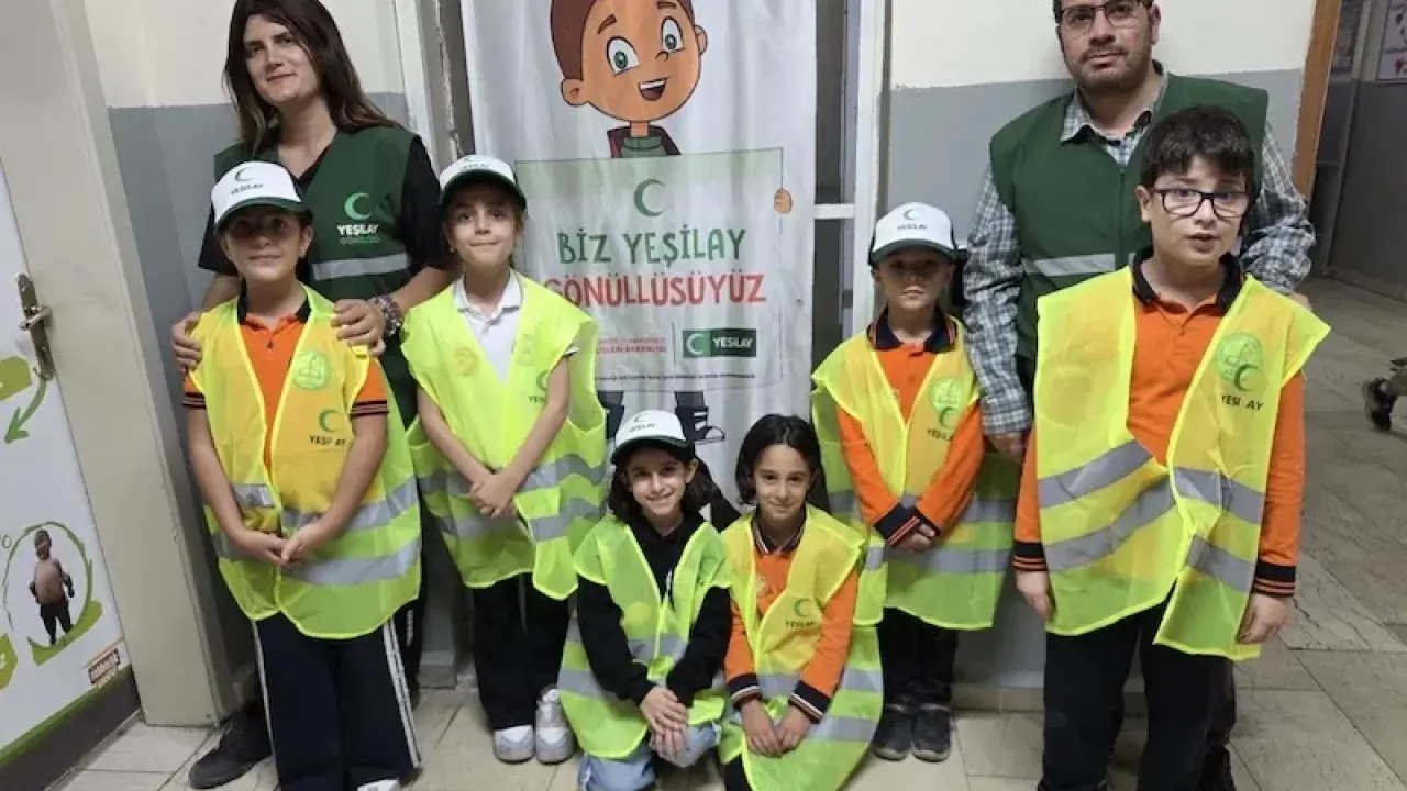 Artuklu’da Minik Yeşilay Gönüllülerinden Büyük Mesaj