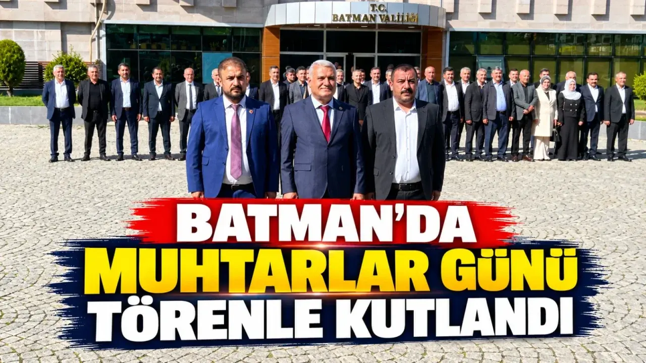 Barman’da Muhtarlar Günü törenle kutlandı