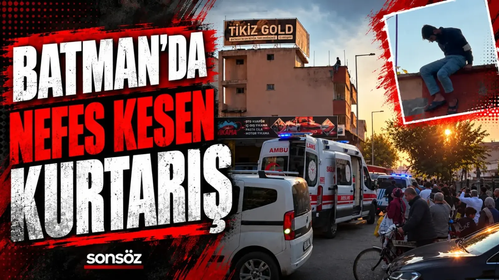 Batman’da nefes kesen kurtarış