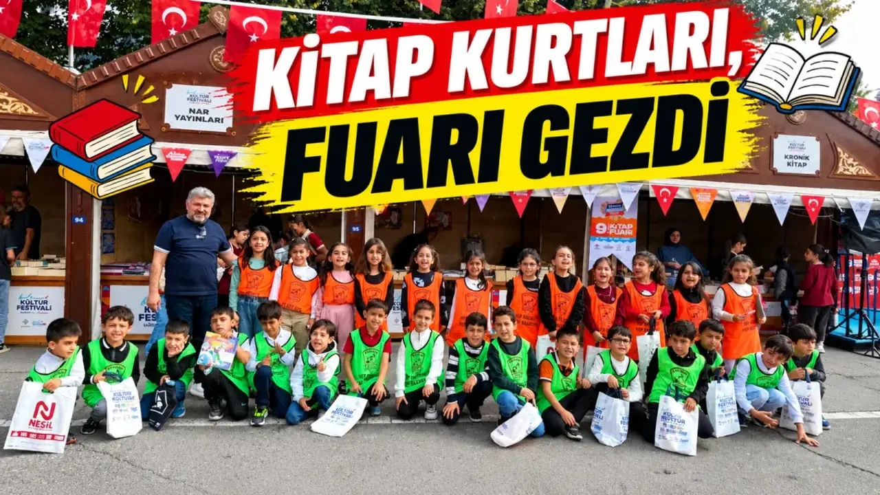 Kitap kurtları, fuarı gezdi