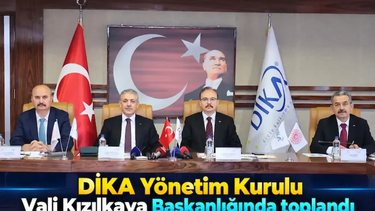 DİKA,Vali Kızılkaya Başkanlığında Mardin'de toplandı