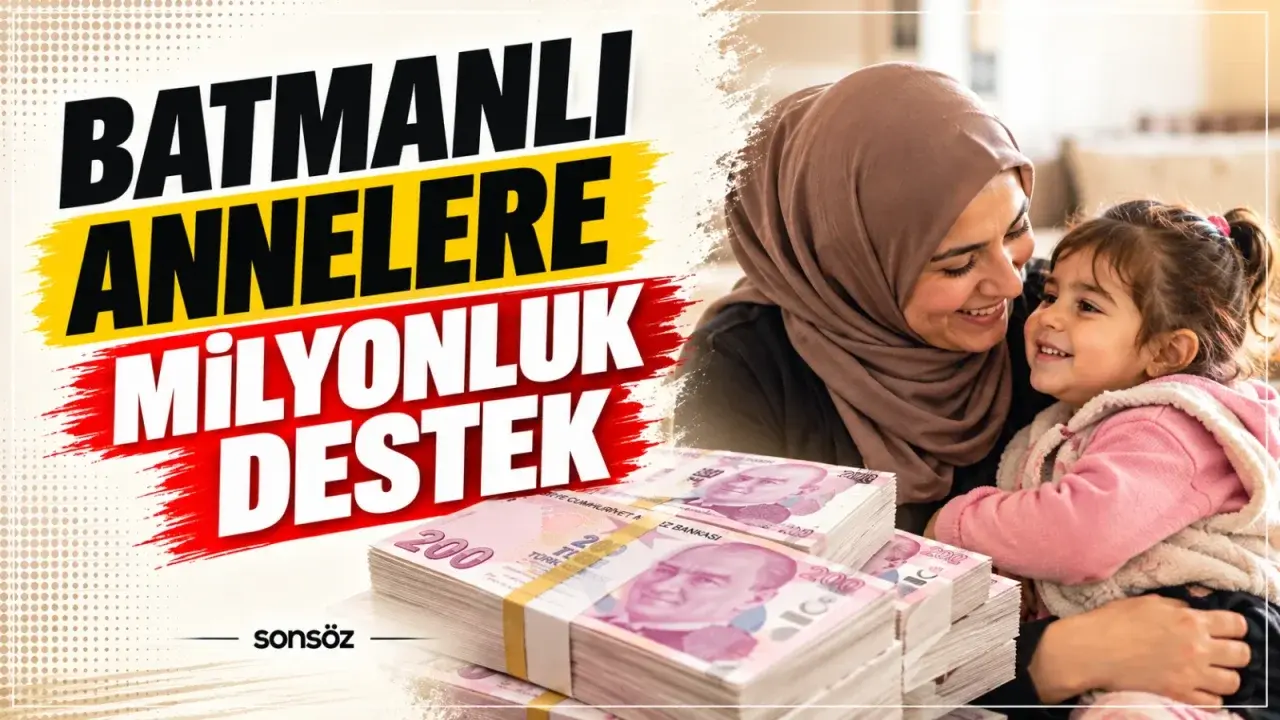 Batmanlı Annelere milyonluk destek