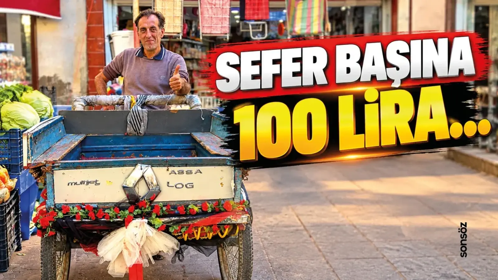 Sefer başına 100 lira…