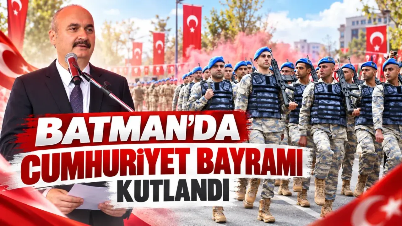 Batman’da Cumhuriyet Bayramı kutlandı