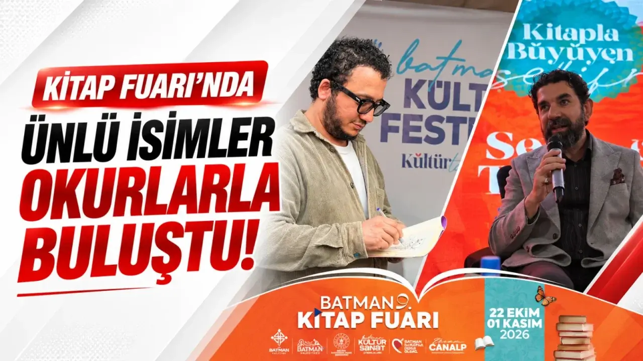 Kitap Fuarı’nda ünlü isimler okurlarla buluştu!