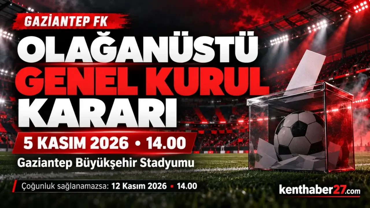 Gaziantep FK’da seçim takvimi belli oldu. Memik Yılmaz  bırakıyor