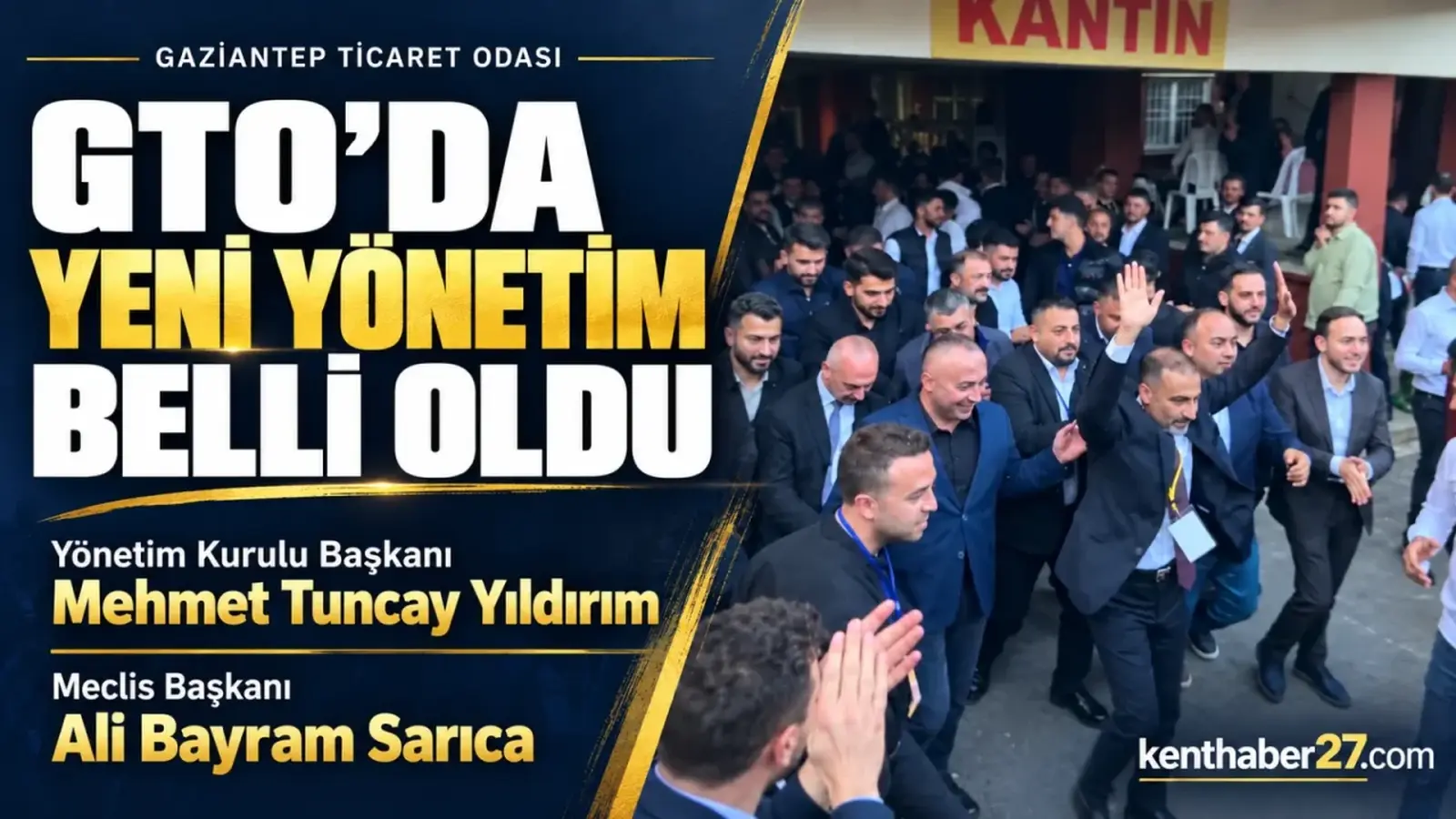 GTO’da yeni yönetim belli oldu, Yıldırım başkan, Sarıca meclis başkanı