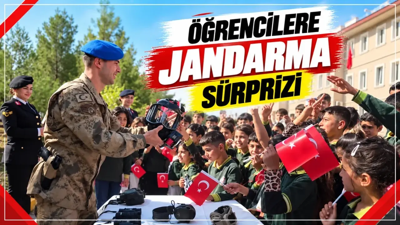 Öğrencilere jandarma sürprizi