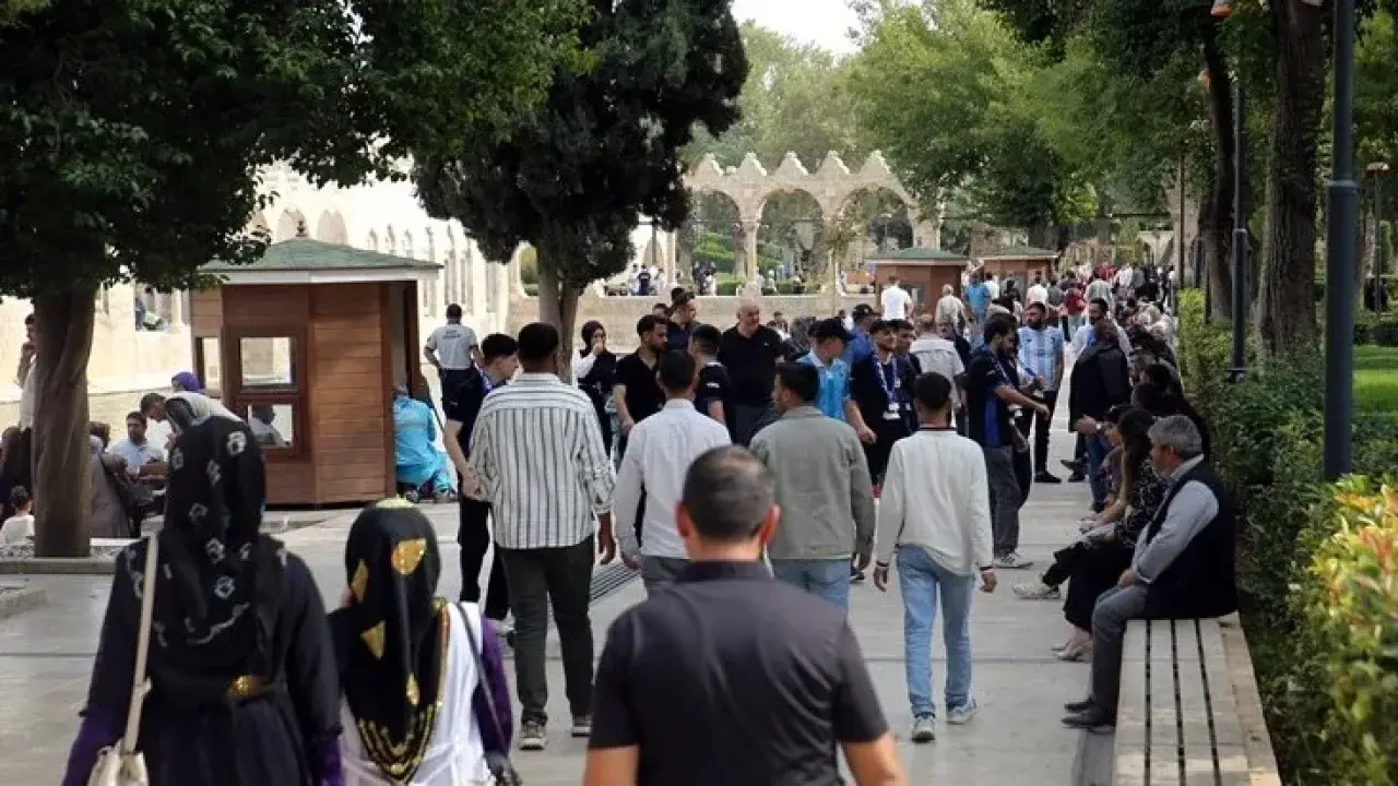 Balıklıgöl'de hafta sonu yoğunluğu yaşandı