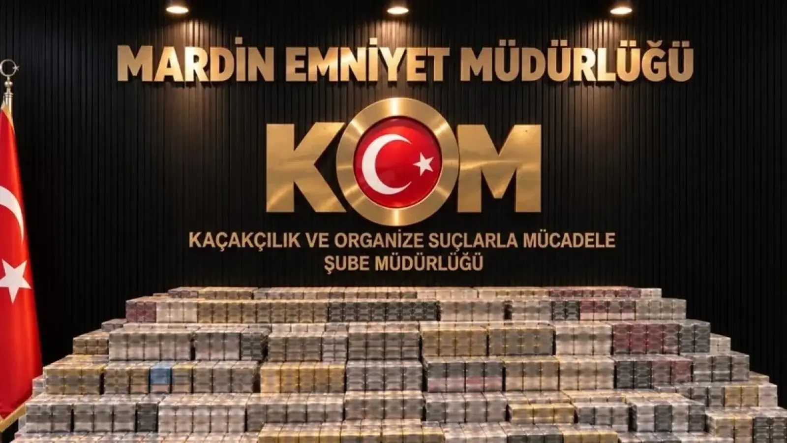  12 bin 900 paket kaçak sigara ele geçirildi