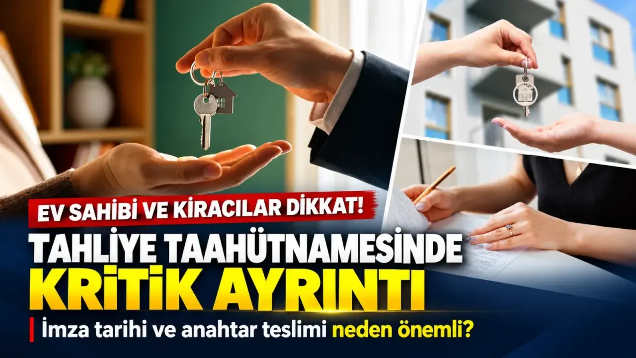 Ev sahibi ve kiracılar dikkat: Tahliye taahhütnamesinde tarih ayrıntısı!