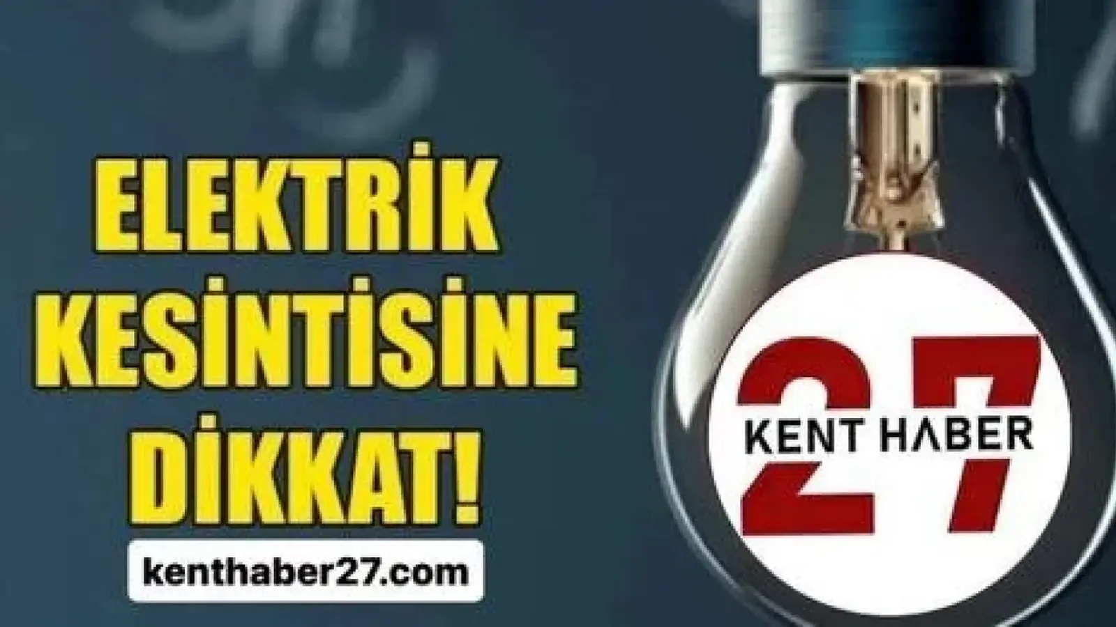 Gaziantep’te 10 Ekim elektrik kesintisi!