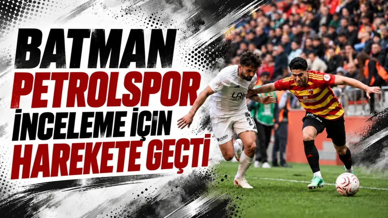 Batman Petrolspor inceleme için harekete geçti