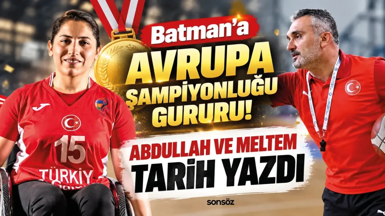 Batman’a Avrupa şampiyonluğu gururu! Abdullah ve Meltem tarih yazdı