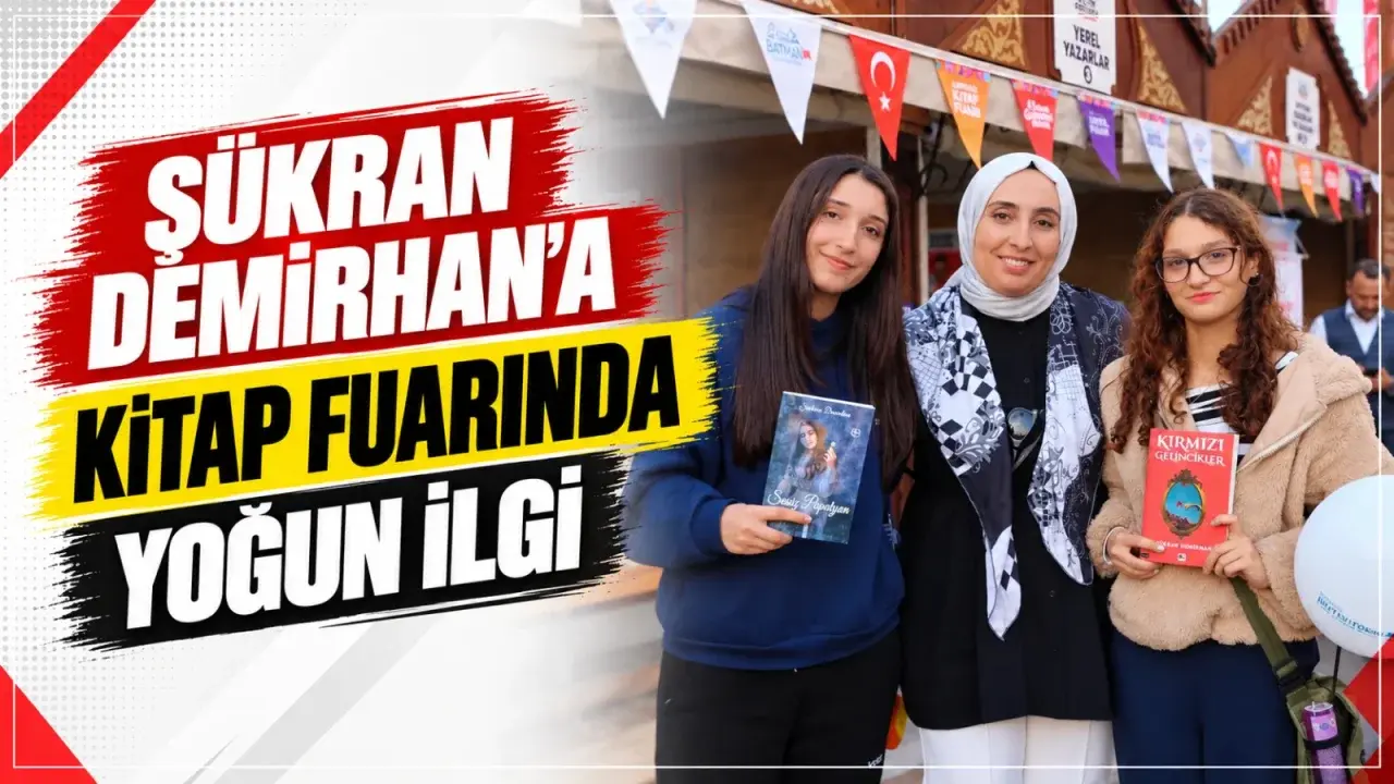 Şükran Demirhan’a kitap fuarında yoğun ilgi