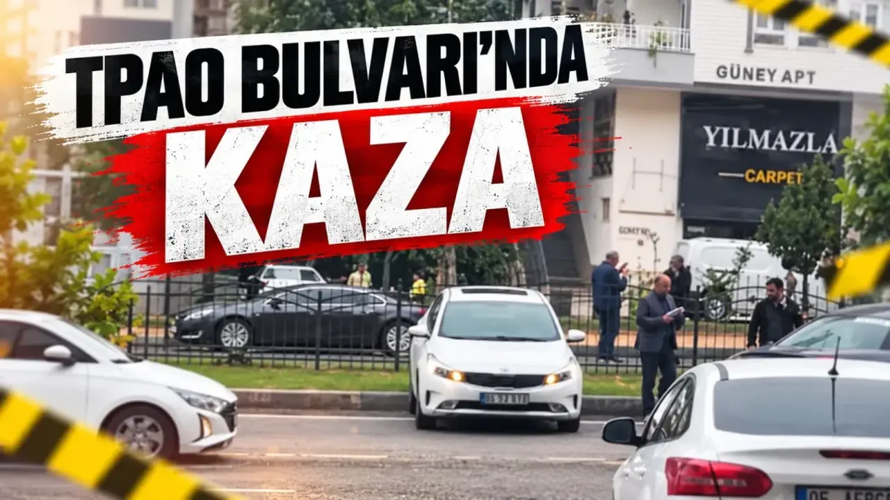 TPAO Bulvarı’nda kaza