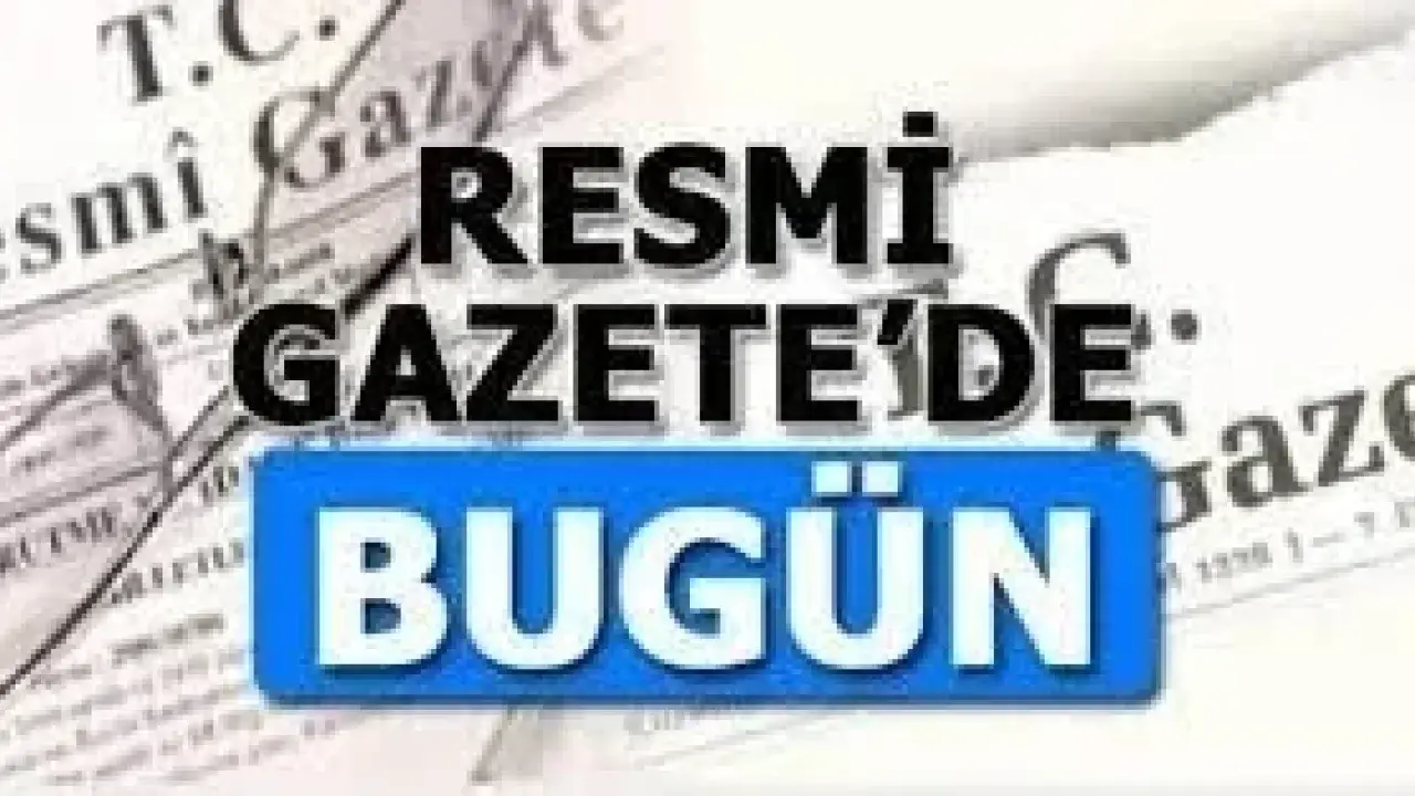 30 Ekim 2026 Tarihli ve 33415 Sayılı Resmî Gazete