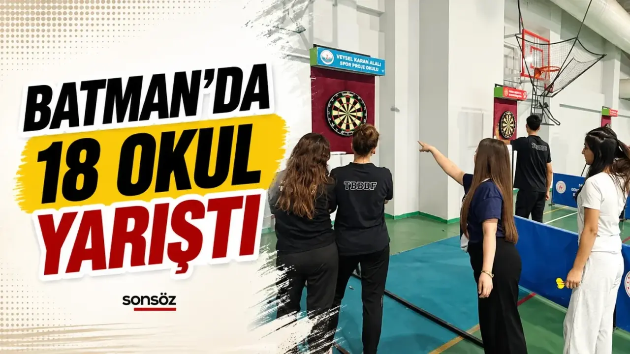 Batman’da 18 okul yarıştı