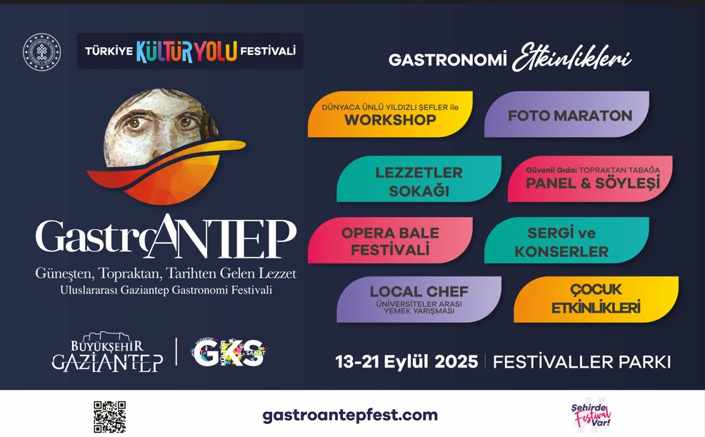 GastroAntep Kültür Yolu Festivali Başlıyor!....