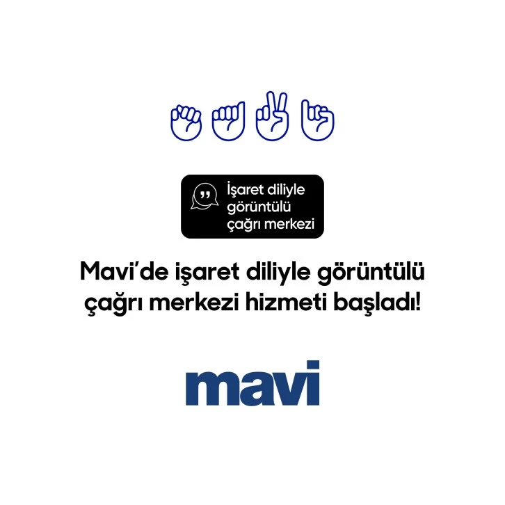 Mavi’de işaret diliyle görüntülü çağrı merkezi hizmeti başladı   