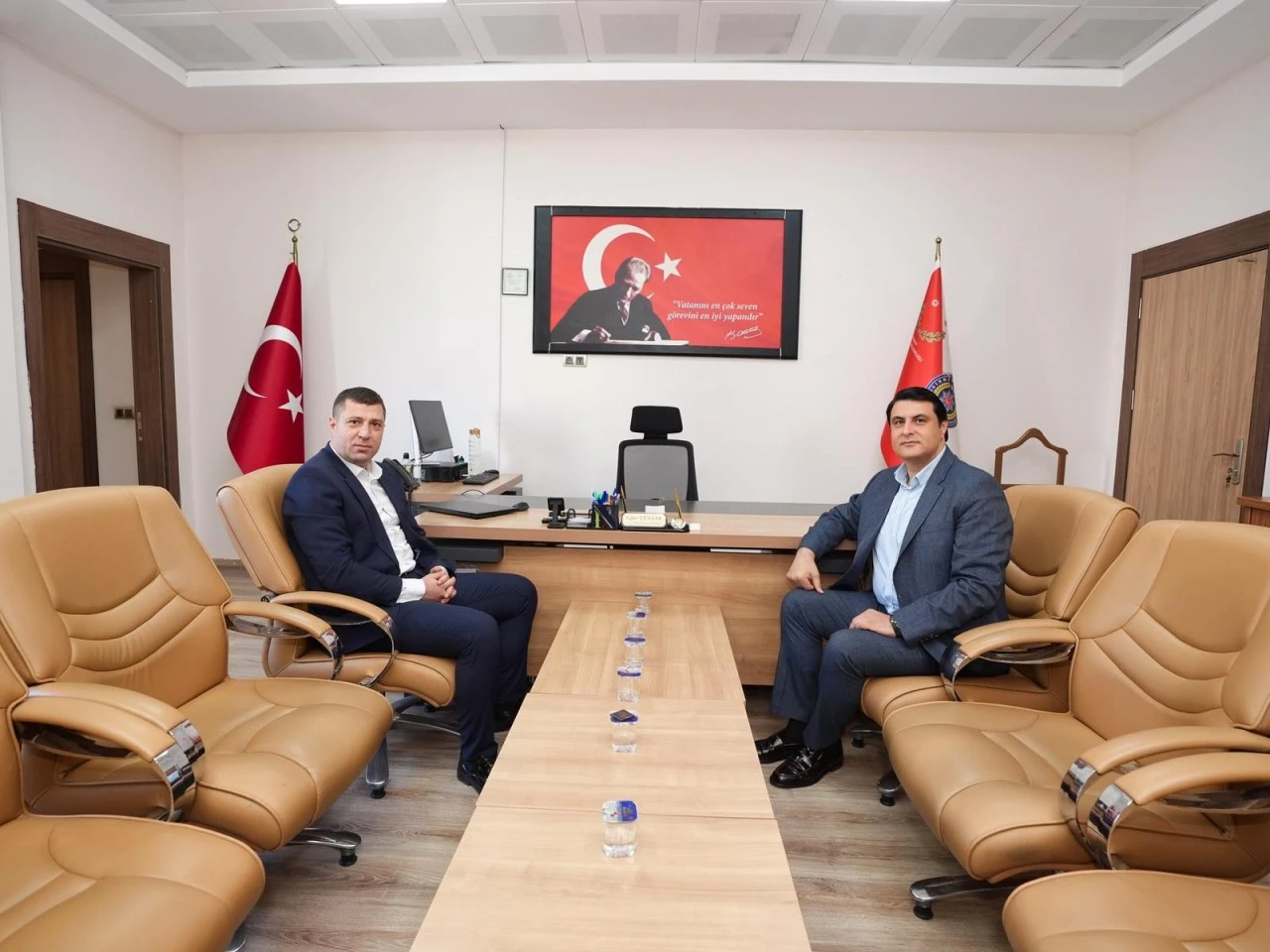 YILMAZ, TANSAK VE NACAR’I ZİYARET ETTİ