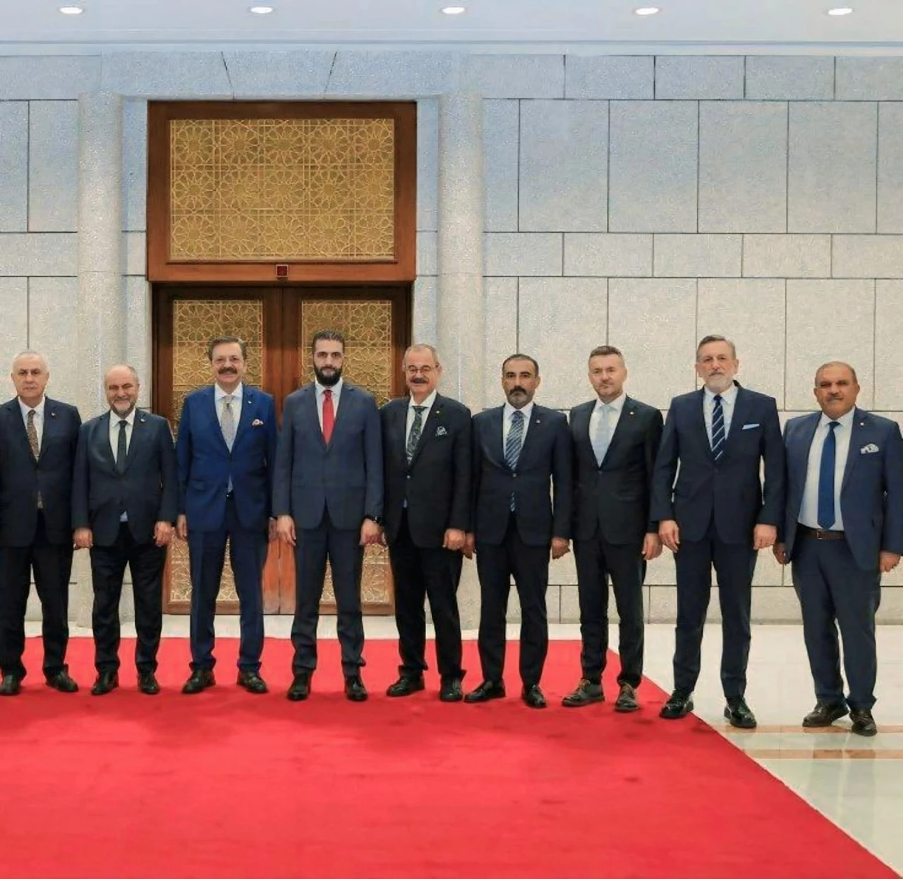 KONUKOĞLU VE YILDIRIM, SURİYE EKONOMİK İŞ BİRLİĞİ GÖRÜŞMELERİNE KATILDI