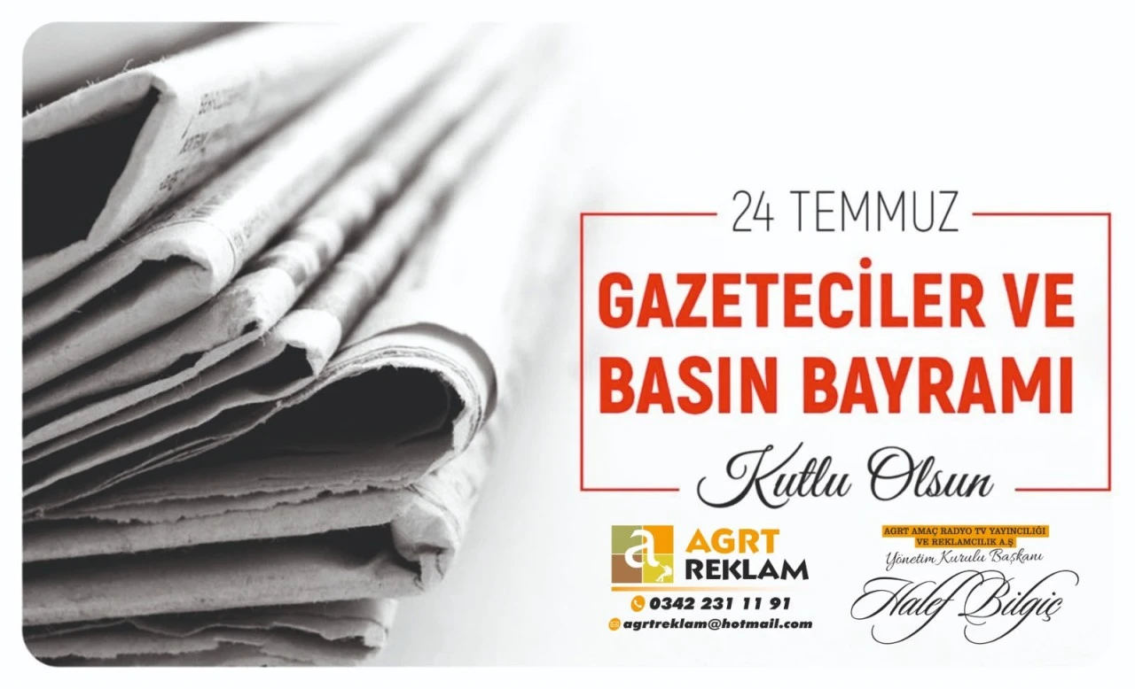 İYİ PARTİLİ HALEF BİLGİ&Ccedil;&rsquo;TEN 24 TEMMUZ BASIN BAYRAMI MESAJI