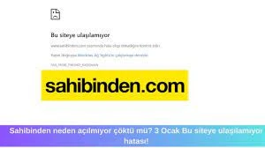 Sahibinden.com çöktü mü? .. Açıklama geldi