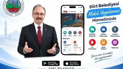 Siirt’te belediye hizmetleri cep telefonlarına taşındı