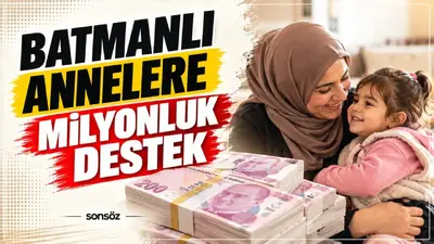 Batmanlı Annelere milyonluk destek