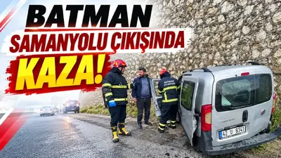 Batman Samanyolu çıkışında kaza!