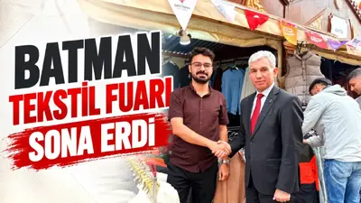 Batman Tekstil Fuarı sona erdi