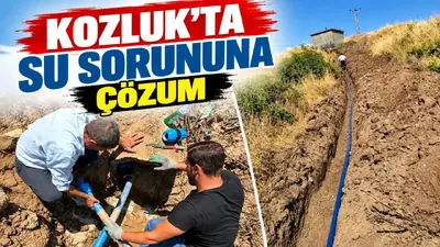 Kozluk’ta su sorununa çözüm