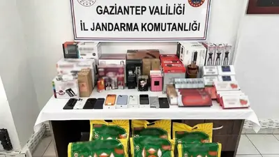 Gaziantep’te 1 Milyon 210 Bin TL Değerinde Kaçak Ürün Ele Geçirildi