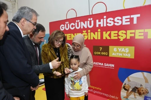 BAŞKAN ŞAHİN, YETENEK KAŞİFİ PROJESİ TESTLERİNE KATILDI