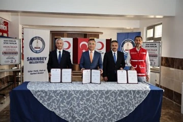 ŞAHİNBEY BELEDİYESİ KAN BAĞIŞI PROTOKOLÜ İMZALADI