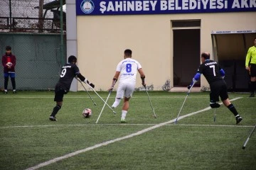 ŞAHİNBEY AMPUTE FUTBOL TAKIMI’NDAN NET SKOR 3-1