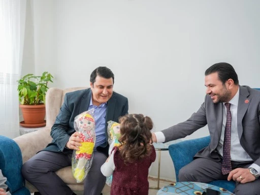 BAŞKAN YILMAZ BİZZAT TESLİM ETTİ