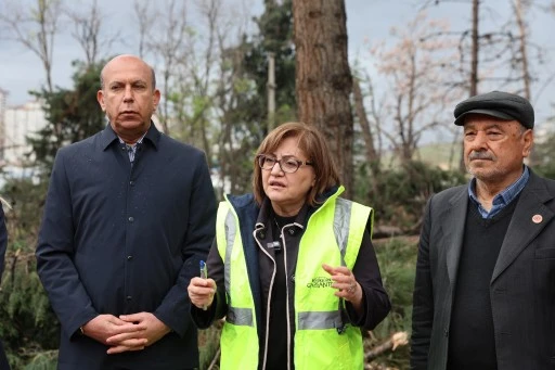 BAŞKAN ŞAHİN &Ccedil;ALIŞMALARI YERİNDE TAKİP ETTİ