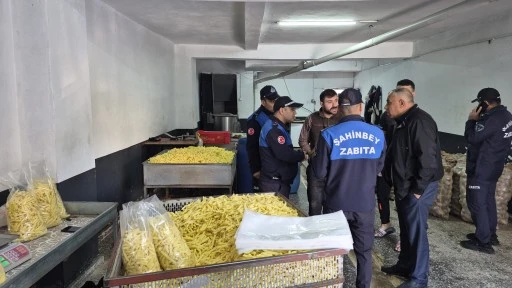 ŞAHİNBEY BELEDİYESİ&rsquo;NDEN SIKI DENETİM: 600 KİLOGRAM PATATES CİPSİ İMHA EDİLDİ