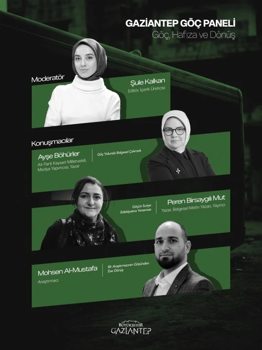 BÜYÜKŞEHİR EV SAHİPLİĞİNDE YEŞİL OTOBÜS BELGESEL FİLMİ İLK GÖSTERİMİ VE GÖÇ, HAFIZA VE DÖNÜŞ PANELİ