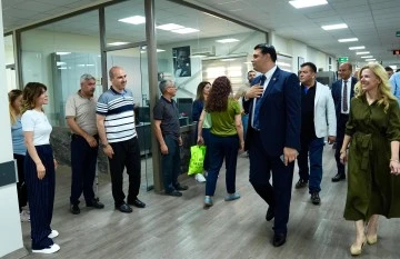 BAŞKAN UMUT YILMAZ, PERSONELLERİYLE BAYRAMLAŞTI