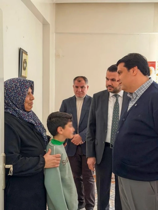 BAŞKAN YILMAZ'DAN &Ccedil;OCUKLARA MORAL ZİYARETİ