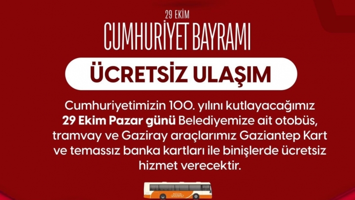 ÜCRETSİZ ULAŞIM İMKANI