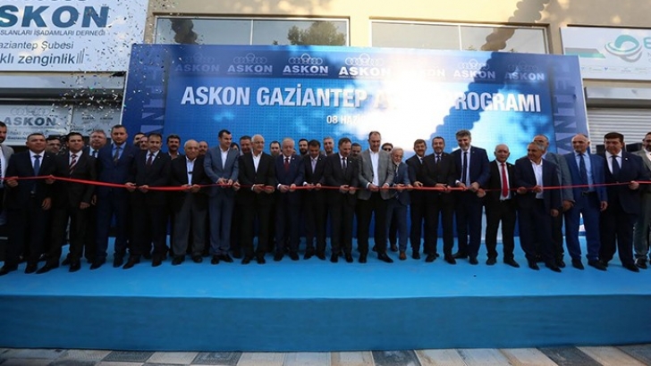 ASKON GAZİANTEP ŞUBESİ BAKAN GÜL’ÜN KATILIMI İLE AÇILDI