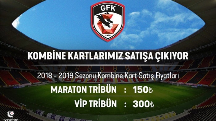 Gazişehir'de kombineler satışa çıkıyor 