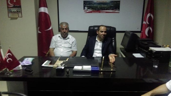 MHP'den Fettohlıoğlu ailesine taziye ziyareti 
