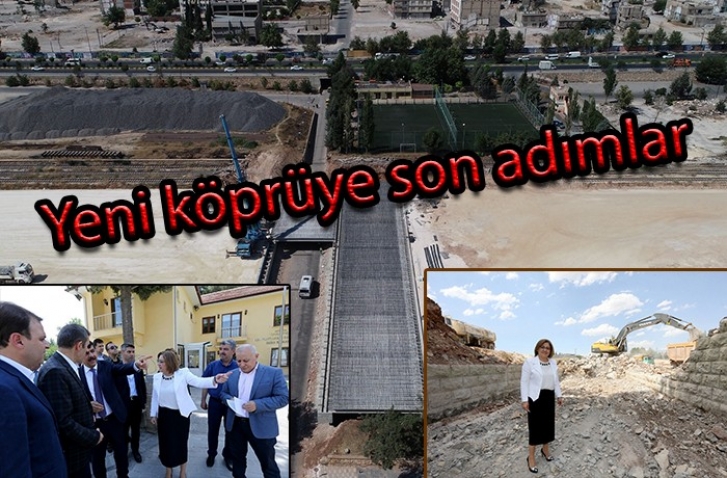 Karşıyaka köprü inşaatı çalışmalarında sona yaklaşıldı