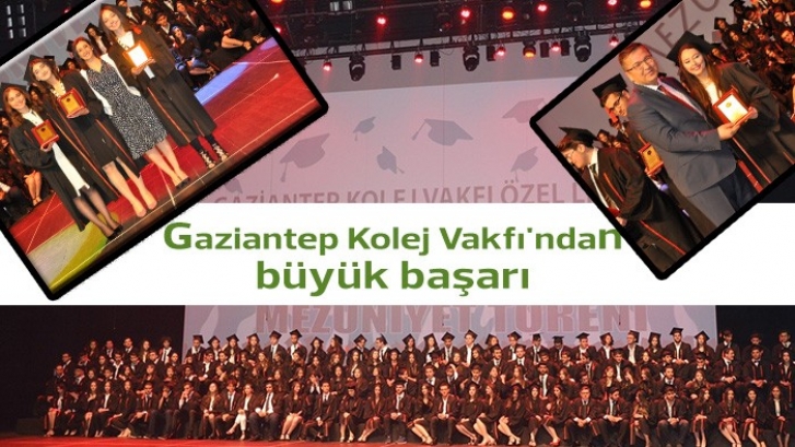 Gaziantep Kolej Vakfı'ndan en çok öğrenci tıp fakültelerine gönderildi 