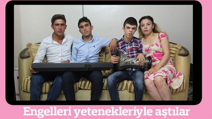 Engelleri yetenekleriyle aştılar 